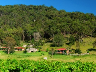 Our Settler's Cottages - Shadforth, Howell and Goldsmith - set overlooking our vineyards Cedar Creek Cottages, Hunter Valley Accommodation with Spa