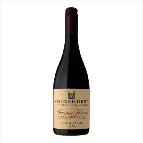 Bottle of 2020 Autumn Harvest Chambourcin wine