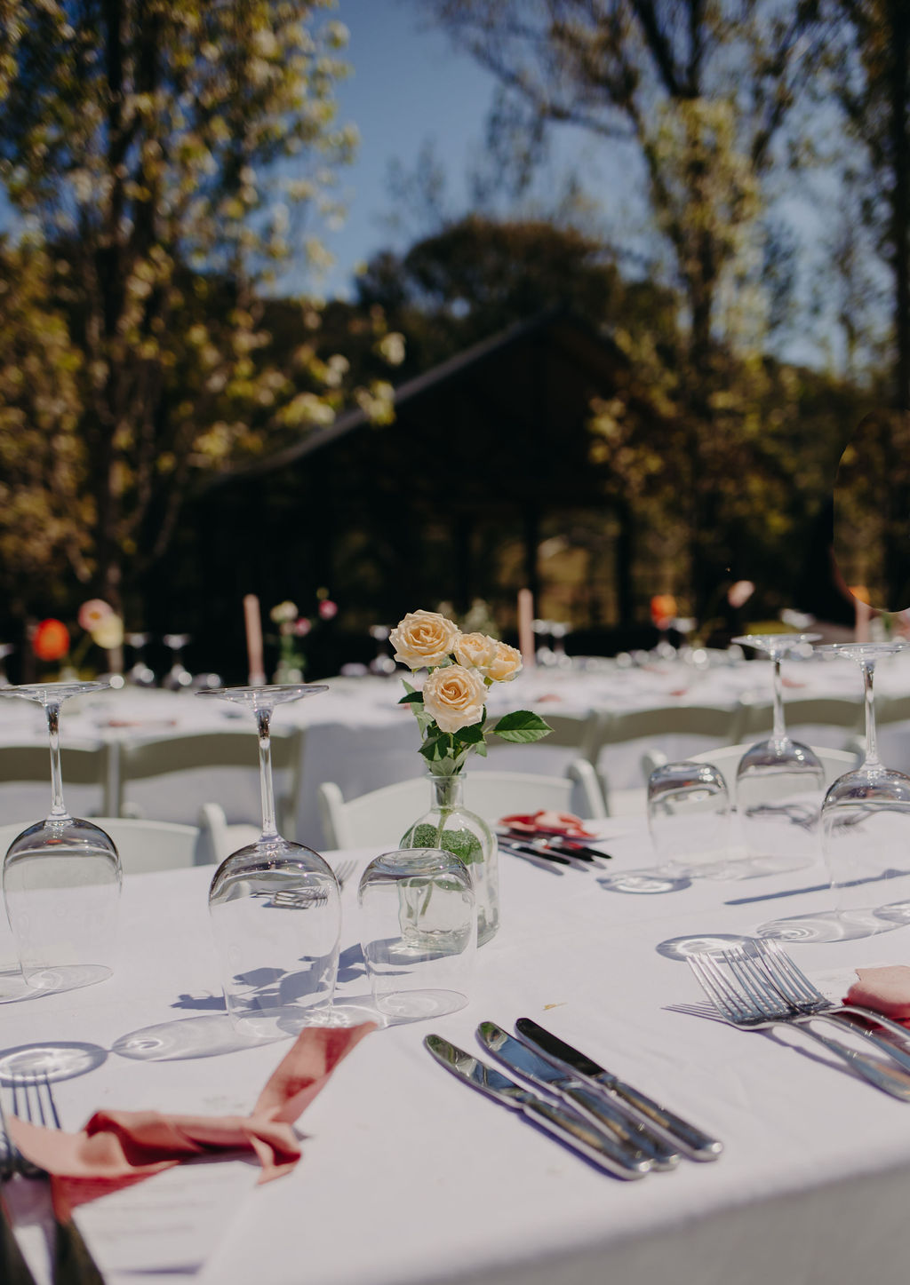 Long Table Lunch table setting