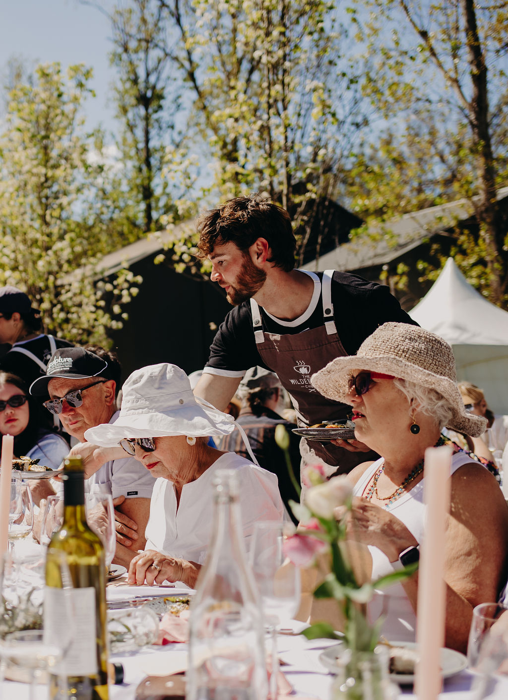 Long Table Lunch service